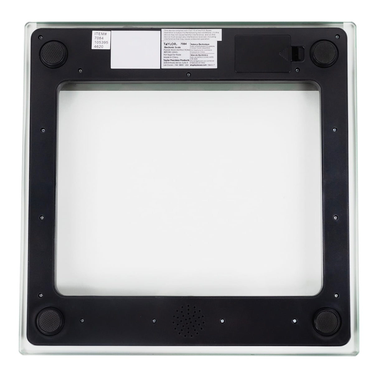 Taylor Precision Products Talking Digital 440-lb Capacity Bathroom Scale
