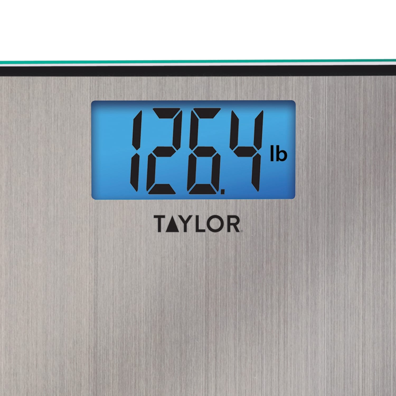 Taylor Precision Products Easy-to-Read 400-lb Capacity Stainless Steel Bathroom Scale
