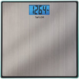 Taylor Precision Products Easy-to-Read 400-lb Capacity Stainless Steel Bathroom Scale