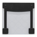 Taylor Precision Products Digital Glass Bathroom Scale with Black/White Lattice, 400-Lb. Capacity