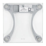 Taylor Precision Products Instant Read 400-lb Capacity Glass and Metallic Bathroom Scale