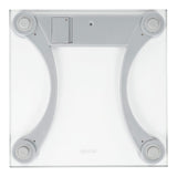 Taylor Precision Products Instant Read 400-lb Capacity Glass and Metallic Bathroom Scale