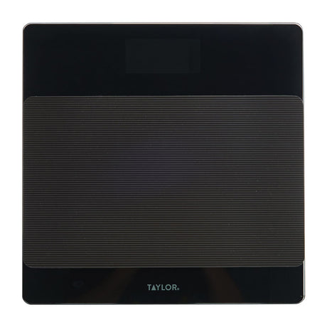 Taylor Precision Products Digital Glass Nonslip-Platform Bathroom Scale, 400-Lb. Capacity