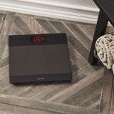 Taylor Precision Products Digital Glass Nonslip-Platform Bathroom Scale, 400-Lb. Capacity