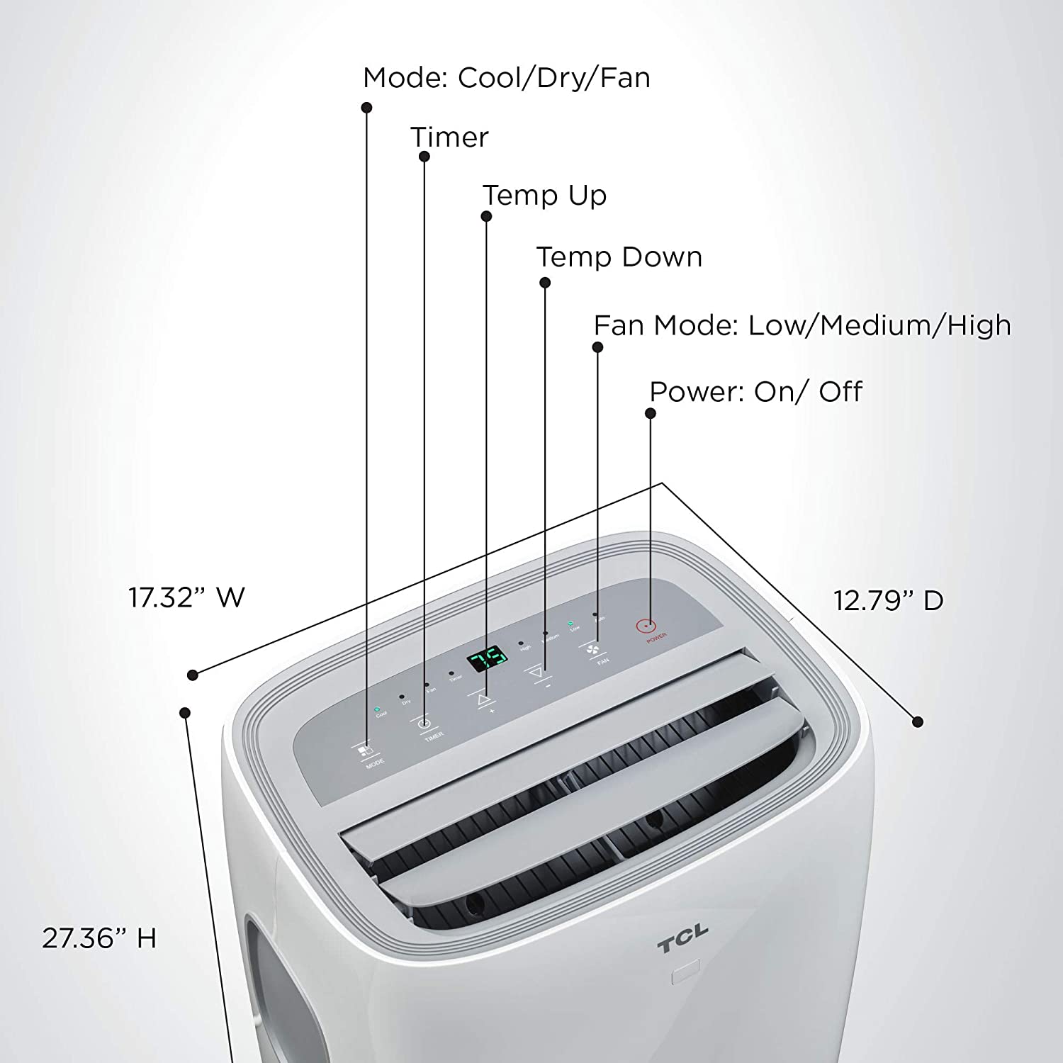 TCL TCL14P31 14000 BTU Portable Air Conditioner