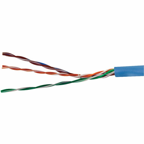 Vericom CAT-5E U/UTP Solid Riser CMR Cable, 1000 Ft., Blue