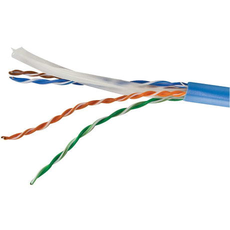 Vericom CAT-6 U/UTP Solid Riser CMR Cable, 1000 Ft., Blue