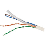 Vericom CAT-6 U/UTP Solid Riser CMR Cable, 1000 Ft., White