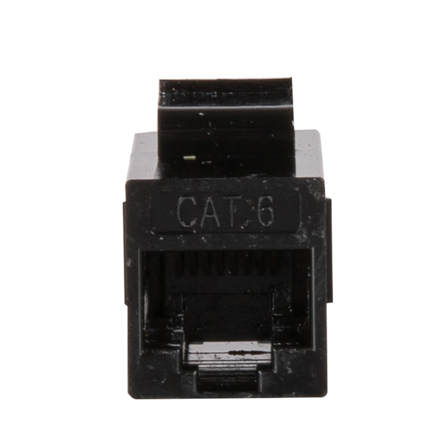 Vericom VGC Series CAT-6 UTP RJ45 Keystone Coupler, Unshielded, Black