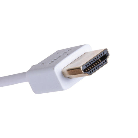 Vericom VU Series 18-Gbps High-Speed HDMI Cable with Ethernet, 12 Ft., White