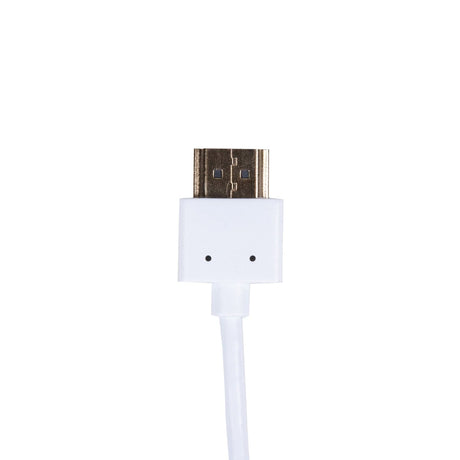Vericom VU Series 18-Gbps High-Speed HDMI Cable with Ethernet, 12 Ft., White