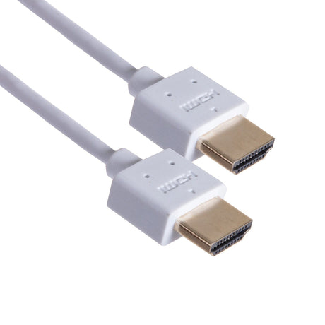 Vericom VU Series 18-Gbps High-Speed HDMI Cable with Ethernet, 12 Ft., White
