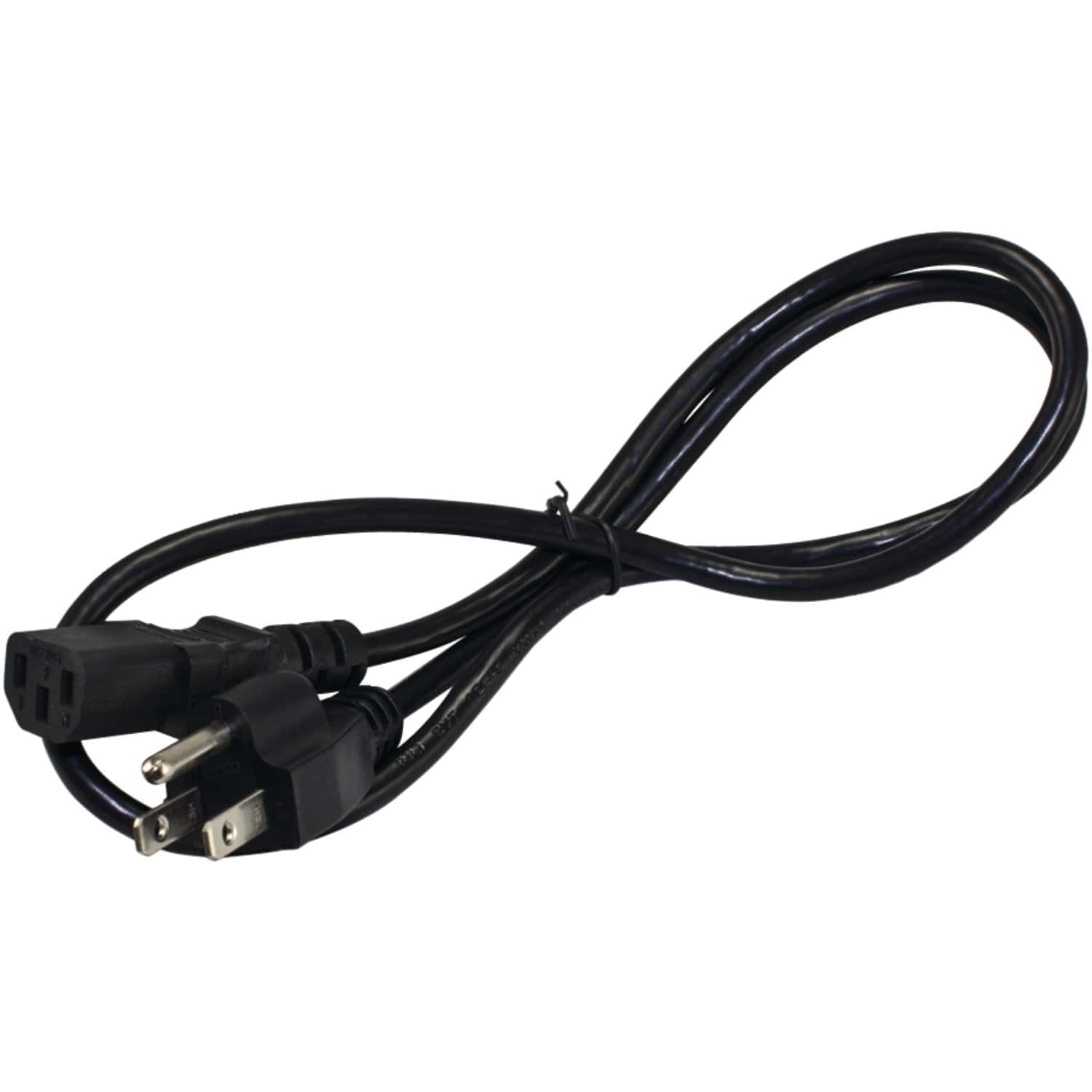 Vericom 3-Prong C13 Cord, 4 Ft.