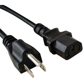 Vericom 3-Prong C13 Cord, 6 Ft.