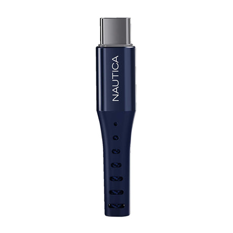 Nautica 4-Ft. 65-Watt USB-C to USB-C Cable with LED Ends, Urban CB510, Navy
