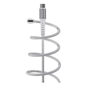 Nautica 4-Ft. 65-Watt USB-C to USB-C Cable with LED Ends, Urban CB510, White