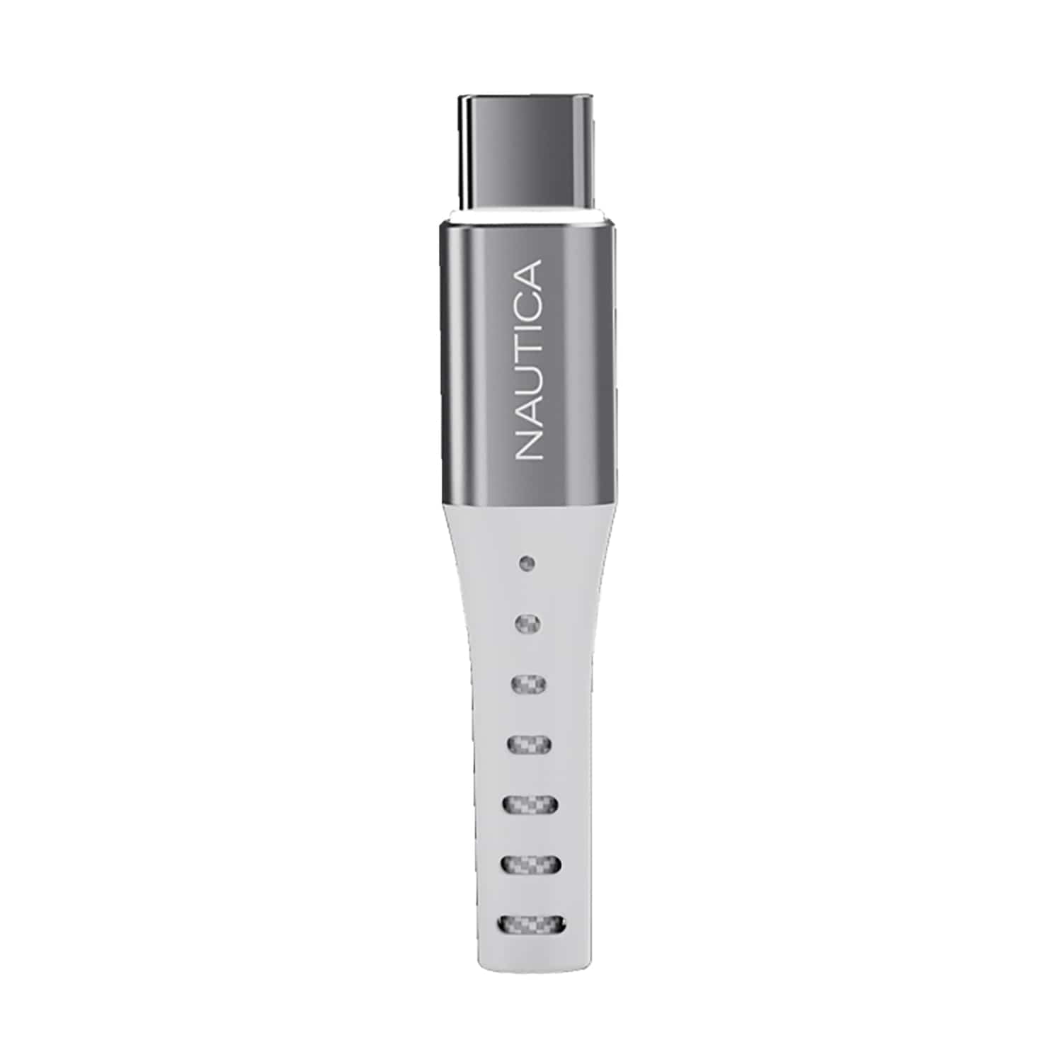 Nautica 4-Ft. 65-Watt USB-C to USB-C Cable with LED Ends, Urban CB510, White