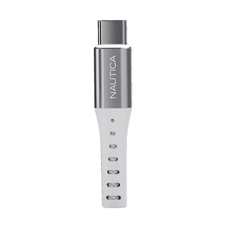 Nautica 4-Ft. 65-Watt USB-C to USB-C Cable with LED Ends, Urban CB510, White