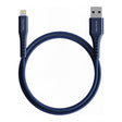 Nautica 4-Ft. 12-Watt USB-A to Lightning Cable, MFi Certified, Urban CB105, Navy