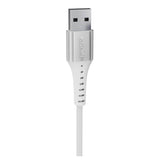 Nautica 4-Ft. 12-Watt USB-A to Lightning Cable, MFi Certified, Urban CB105, White