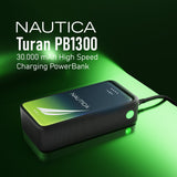 Nautica TURAN PB Dual-USB Hi-Speed Portable Power Bank, UCCPB0903, 30kmAh