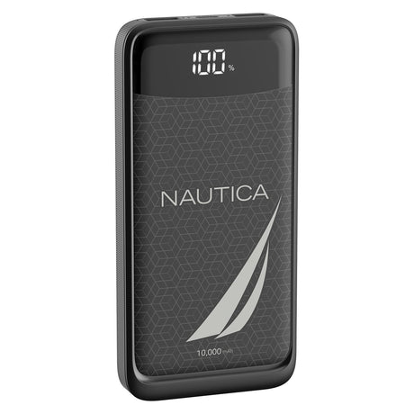Nautica TURAN PB Dual-USB Hi-Speed Portable Power Pack with Digital Power Display, UCCPB1003, 10kmAh