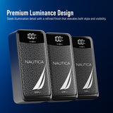 Nautica TURAN PB Dual-USB Hi-Speed Portable Power Pack with Digital Power Display, UCCPB1003, 10kmAh
