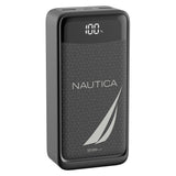 Nautica TURAN PB Dual-USB Hi-Speed Portable Power Pack with Digital Power Display, UCCPB1203, 30kmAh