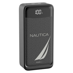 Nautica TURAN PB Dual-USB Hi-Speed Portable Power Pack with Digital Power Display, UCCPB1203, 30kmAh