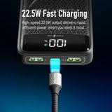 Nautica TURAN PB Dual-USB Hi-Speed Portable Power Pack with Digital Power Display, UCCPB1203, 30kmAh