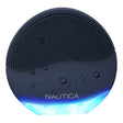 Nautica Compact Waterproof Sonic Dual-Sided Silicone Facial Cleansing Pad, with 12 Vibration Modes and LED Indicator, Rechargeable, Deep Cleanse, Navy