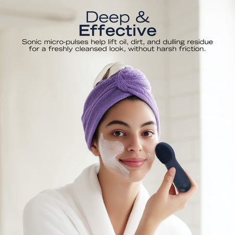 Nautica Sonic Facial Cleansing Brush, PC130, Navy