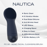 Nautica Sonic Facial Cleansing Brush, PC130, Navy