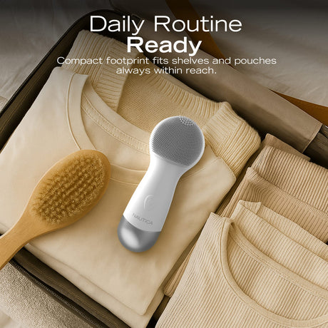 Nautica Sonic Facial Cleansing Brush, PC130, Milk