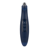 Nautica Compact Blackhead-Remover Vacuum with 6 Adjustable Heads and LED Display, 3 Suction Levels, Rechargable, up to 1-Hour Battery Life, Navy