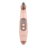 Nautica Compact Blackhead-Remover Vacuum with 6 Adjustable Heads and LED Display, 3 Suction Levels, Rechargable, up to 1-Hour Battery Life, Nude