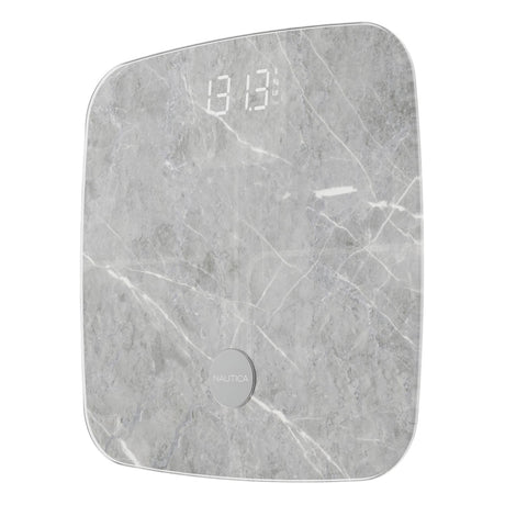 Nautica Smart Body Tracker Scale Plus, 440-Lb. Capacity, Travertine Stone