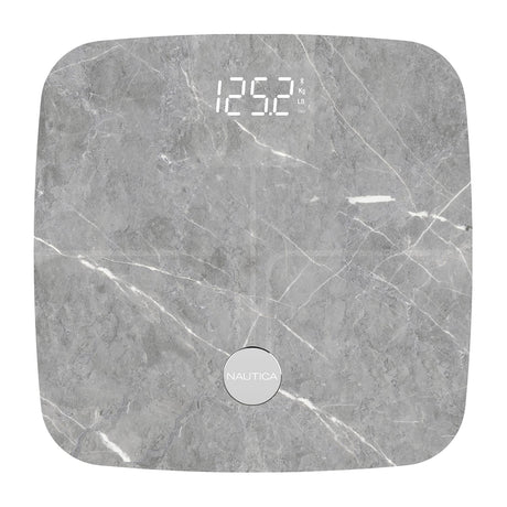 Nautica Smart Body Tracker Scale Plus, 440-Lb. Capacity, Travertine Stone