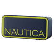 Nautica 10-Watt-Peak Urban SP100 Portable Bluetooth Rechargeable Speaker with TWS, USB/microSD/Aux, IPX5, up to 7 Hours Play Time, Navy/Yellow