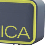 Nautica 10-Watt-Peak Urban SP100 Portable Bluetooth Rechargeable Speaker with TWS, USB/microSD/Aux, IPX5, up to 7 Hours Play Time, Navy/Yellow