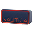 Nautica 10-Watt-Peak Urban SP100 Portable Bluetooth Rechargeable Speaker with TWS, USB/microSD/Aux, IPX5, up to 7 Hours Play Time, Navy/Red