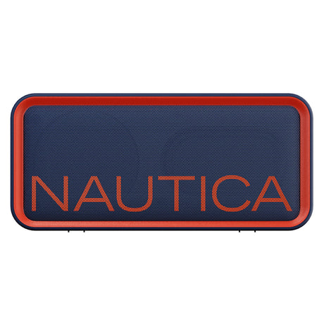 Nautica 10-Watt-Peak Urban SP100 Portable Bluetooth Rechargeable Speaker with TWS, USB/microSD/Aux, IPX5, up to 7 Hours Play Time, Navy/Red