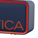 Nautica 10-Watt-Peak Urban SP100 Portable Bluetooth Rechargeable Speaker with TWS, USB/microSD/Aux, IPX5, up to 7 Hours Play Time, Navy/Red