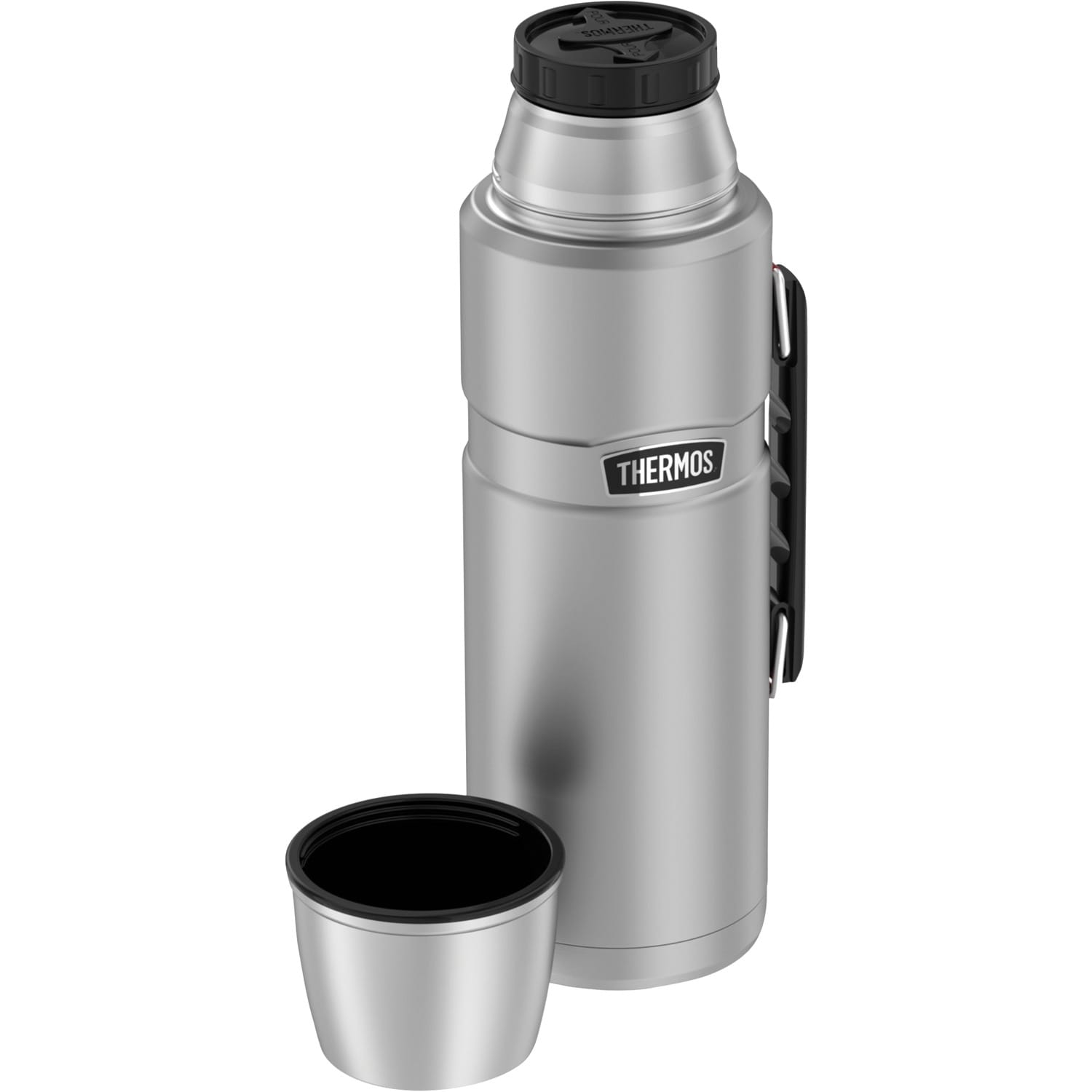 Thermos Stainless King Vacuum Insulated Stainless Steel Beverage Bottle, 2 L, Matte Steel