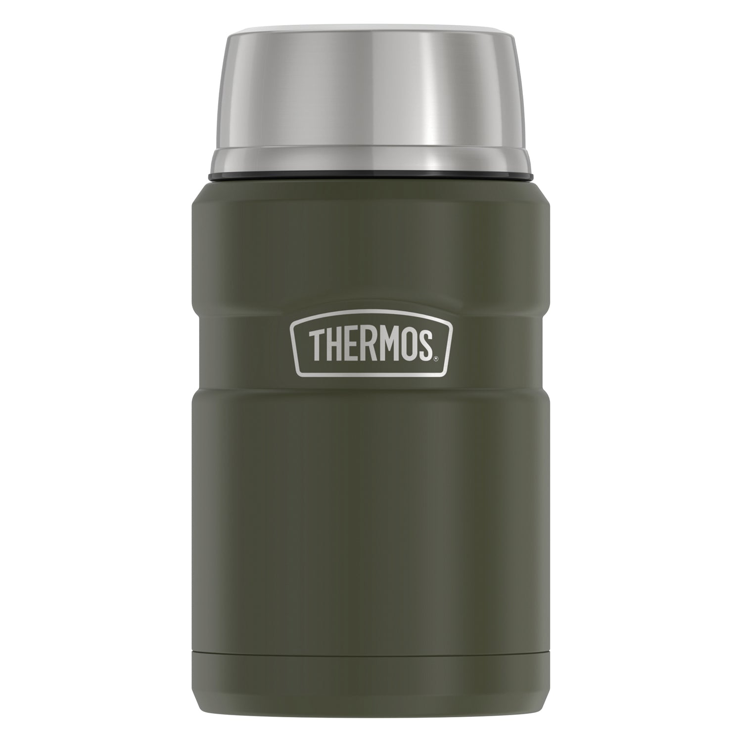 Thermos 24-Ounce Stainless King Vacuum-Insulated Food Jar, Army Green
