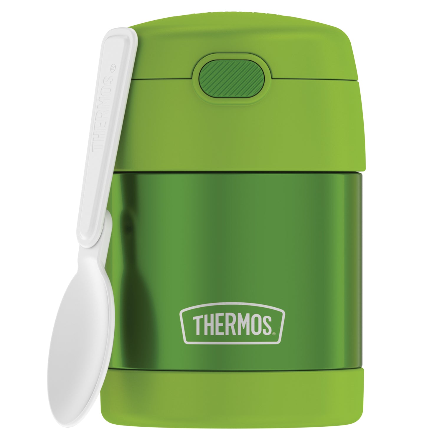 Thermos 10-Ounce FUNtainer Vacuum-Insulated Stainless Steel Food Jar, Lime