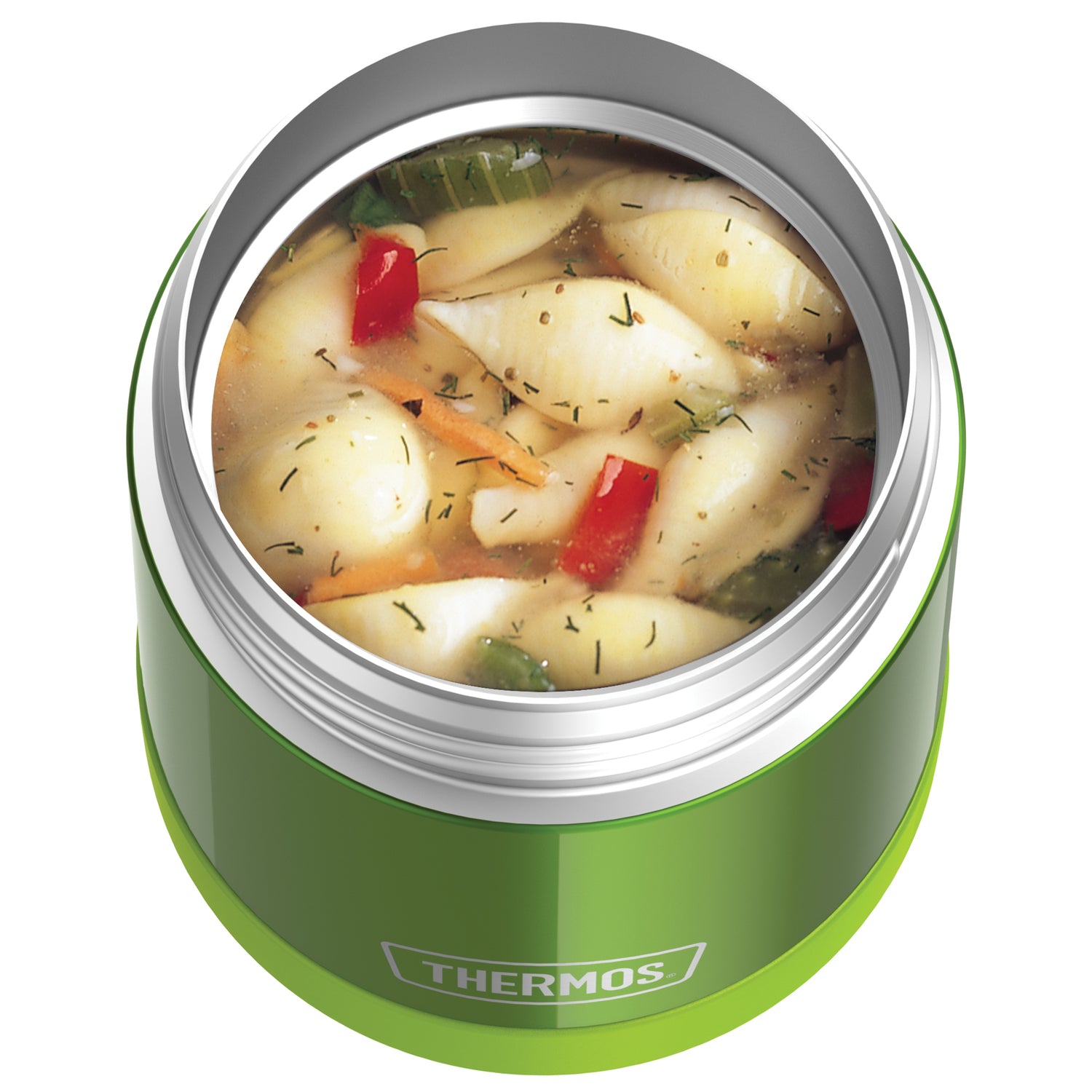 Thermos 10-Ounce FUNtainer Vacuum-Insulated Stainless Steel Food Jar, Lime