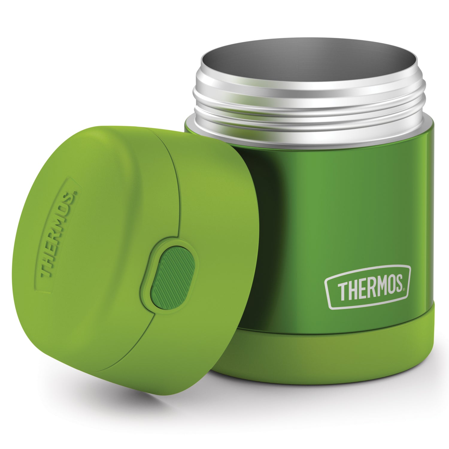 Thermos 10-Ounce FUNtainer Vacuum-Insulated Stainless Steel Food Jar, Lime