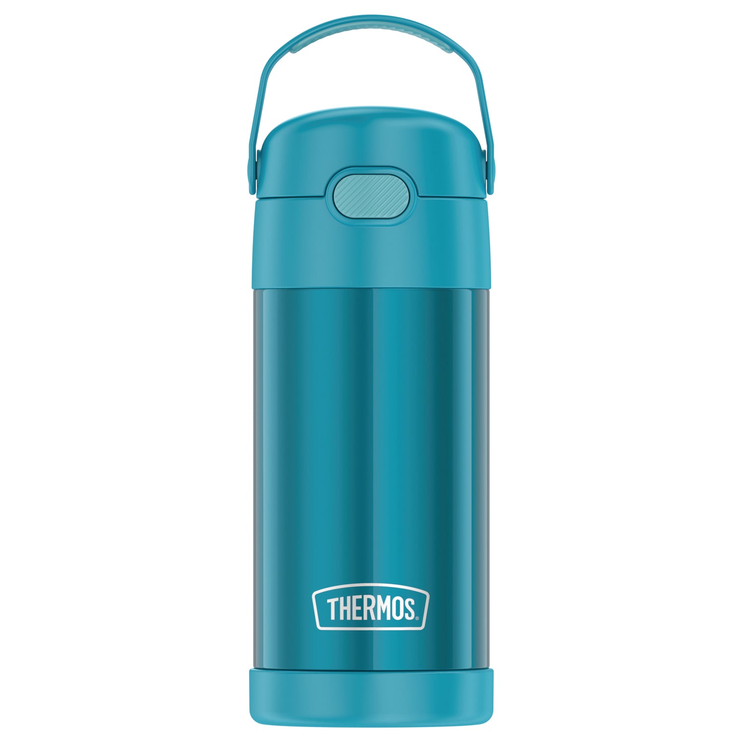 Thermos 12-Ounce FUNtainer Vacuum-Insulated Stainless Steel Bottle, Teal