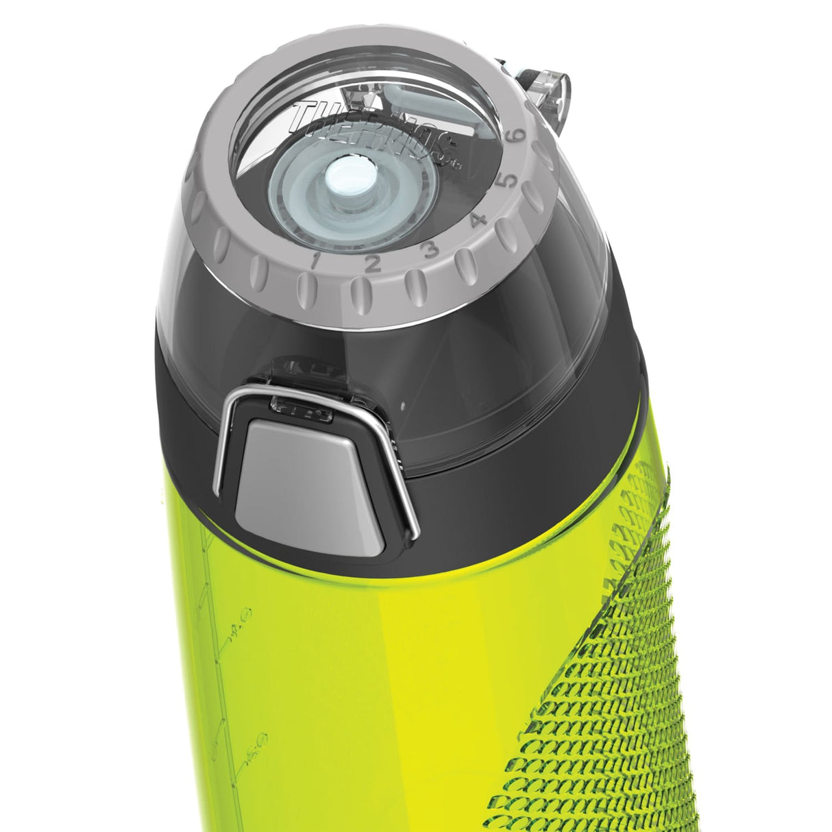 Thermos 24-Oz. Plastic Hydration Bottle with Meter, Lime Green